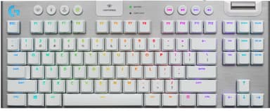 Logitech G915 TKL Tactile Langaton Pohjoismaat Valkoinen 