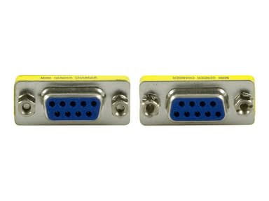 Deltaco Seriell hann-hunnveksler 9-pin D-Sub (DB-9) Hunn 9-pin D-Sub (DB-9) Hunn 