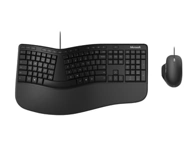 Microsoft Ergonomic Desktop Nordiska länderna Sats med tangentbord och mus