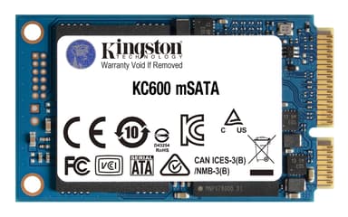 Kingston KC600 SSD-levy 256GB mSATA Serial ATA-600