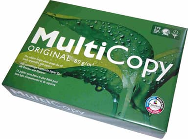 Multicopy A4/80g/2500 ark kopipapir uden hul 
