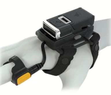 Zebra RS5100 Single Finger Ring Scanner SE4710 BT Standard Batteri Back Of Hand 