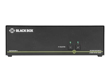 Black Box NIAP 3.0 Secure KVM Switch - 2X DVI-I USB 2-Port 