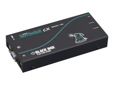 Black Box ServSwitch CX CATx KVM Receiver with USB, Audio and De-Skew 