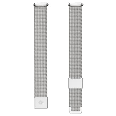 Fitbit Metal Mesh Platinum -ranneke (One size) – Luxe 