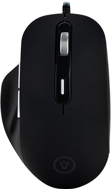 Voxicon Wired Mouse GR390 Kabling 6,400dpi Mus Sort