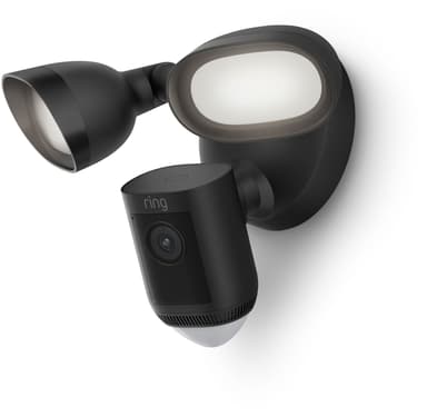 Ring Floodlight Cam Wired Pro - Musta 