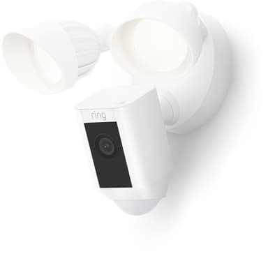 Ring Floodlight Cam Wired Plus - Valkoinen 