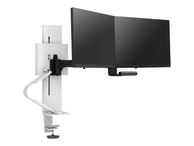 Ergotron Trace Dual Monitor, valkoinen – 21,5–27" näytöt 