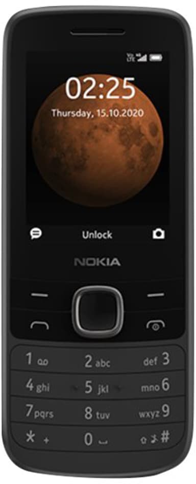 Nokia 225 4G Musta 