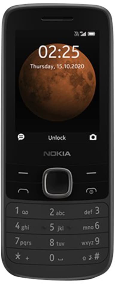Nokia 225 4G Svart 