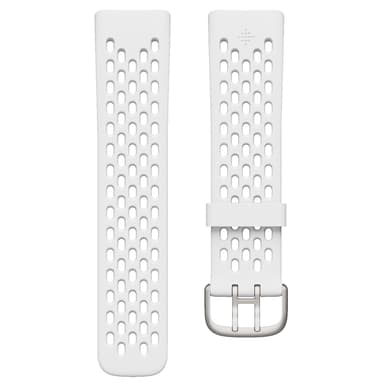 Fitbit Sport Band Frost White Large -ranneke - Charge 5 