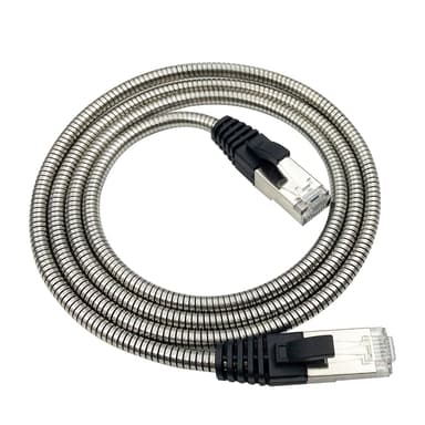 Sinox Gaming Exosphere Ethernet Cat7 32Awg Armoured 2M RJ-45 RJ-45 CAT 7 2m Sølv