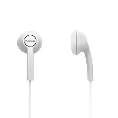 Koss KE5 In-Ear, valkoinen Kuulokkeet 3,5 mm jakkiliitin 