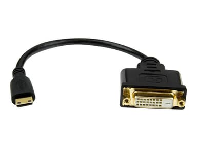 Startech Mini HDMI to DVI-D Adapter M/F 0.2032m DVI-D Hunn Mini HDMI Hann