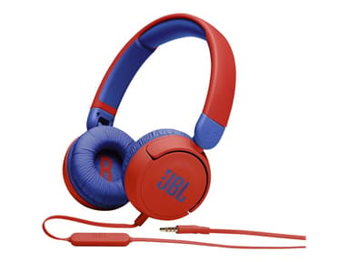JBL JR310 Hovedtelefoner 3,5 mm jackstik Stereo Blå Rød