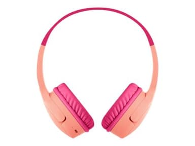 Belkin SoundForm Mini Koptelefoon 3,5 mm-stekker Stereo Roze