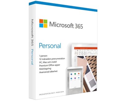 Microsoft Office 365 Personal 1års Prenumeration ESD 12månad(er) Prenumeration
