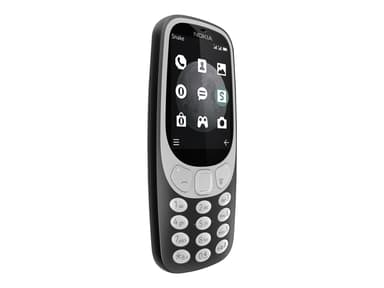 Nokia NOKIA 3310 3G DUAL-SIM - CHARCOAL #NL #DEMO Dual-SIM Houtskool 