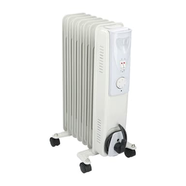 ALPINA Oljefylt radiator 1500 watt Hvit 