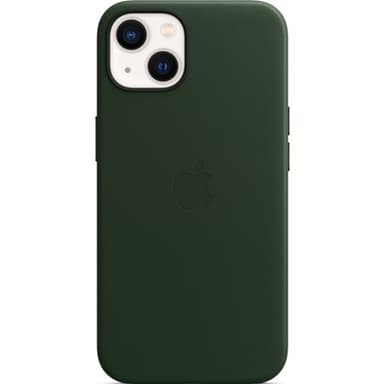 Apple Leather Case With Magsafe iPhone 13 Sequoia green 