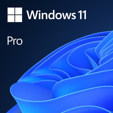 Microsoft Windows 11 Professional 64-Bit DVD Flerspråkig Fullversion OEM