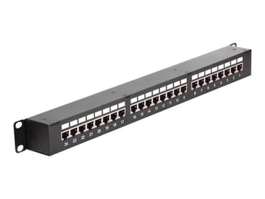 Delock Patchpanel 24 poorten Afgeschermde twisted pair (STP) CAT 6