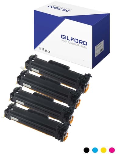 Gilford Toner Kit (B/C/M/Y) 312 2.7K - M476 - Cf381A 