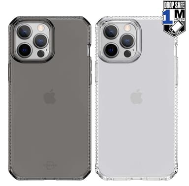 Cirafon Nano Clear Duo Drop Safe iPhone 13 Pro Läpikuultava Läpikuultava musta