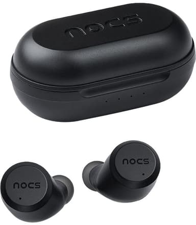 Nocs NS1100 Air + Complyfoam Extra TrueGrip TW-170-A Ægte trådløse øretelefoner Stereo Sort
