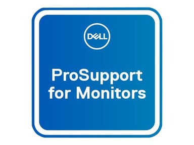 Dell Päivitä tästä 3 Vuotta Basic Advanced Exchange mihin 5 Vuotta ProSupport for monitors 
