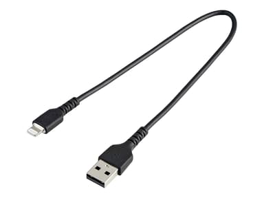 Startech .com Premium USB-A naar Lightning Kabel 30cm Zwart 0.3m Zwart