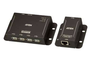 Aten 4-portars USB 2.0 till CAT5 extender 
