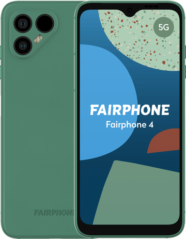 Fairphone 4 256GB Dobbelt-SIM Grønn