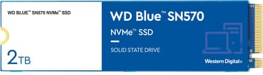 WD Blue SN570 2000GB M.2 2280 PCI Express 3.0 x4 (NVMe) 