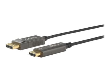 Microconnect Premium Optic DisplayPort 1.4 - HDMI 2.0 Cable 15m DisplayPort HDMI Musta