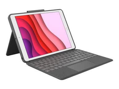 Logitech Combo Touch For Ipad 7/8/9Th Gen Langallinen Pohjoismainen Harmaa 