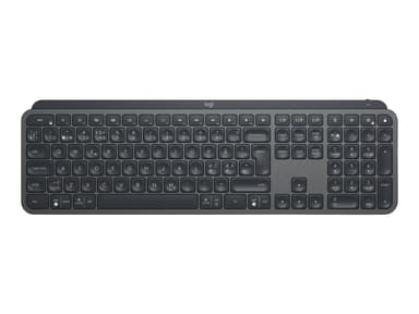 Logitech MX Keys Langaton Pohjoismaat Musta 