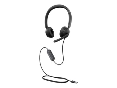 Microsoft Modern USB Business Hodesett USB Microsoft Teams Stereo Svart