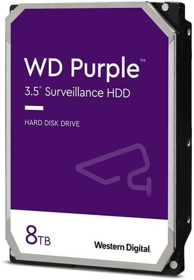 WD Purple 8TB 3.5" 5,640rpm SATA-600
