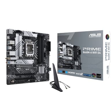 ASUS Prime B660m-a Wifi D4 Ddr4 S-1700 Matx Micro ATX Moderkort