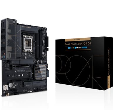 ASUS Proart B660-creator D4 Ddr4 S-1700 ATX ATX Moderkort
