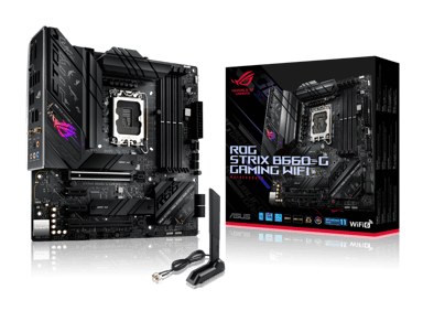 ASUS Rog Strix B660-g Gaming Wifi Ddr5 S-1700 Matx Mikro ATX Hovedkort