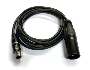 Pulse Sound Microphone Cable Mini-XLRF - XLRM 1,5M 