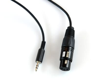 Pulse Sound Mikrofonkabel för Videokamera XLR - 3,5MM 1,5M 