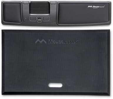 Mousetrapper ADVANCE 2.0 PLUS inkl. Active Ståmåtte Kabling 2000dpi Kontrolmåtte Hvid Sort