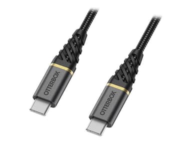 Otterbox USB-C till USB-C-kabel Premium 2m Glamorsvart 