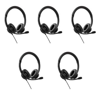 Voxicon USB VX610 ANC 5-pack Headset USB-A Stereo