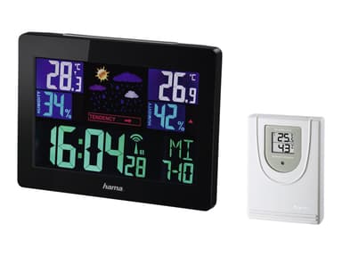 Hama Værstasjon EWS-1400 Color Svart 