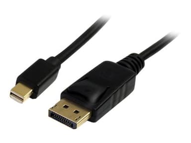 Startech .com 1 m Mini DisplayPort-naar-DisplayPort 1.2 adapterkabel M/M 1m Mini DisplayPort Male 20-pins DisplayPort Male